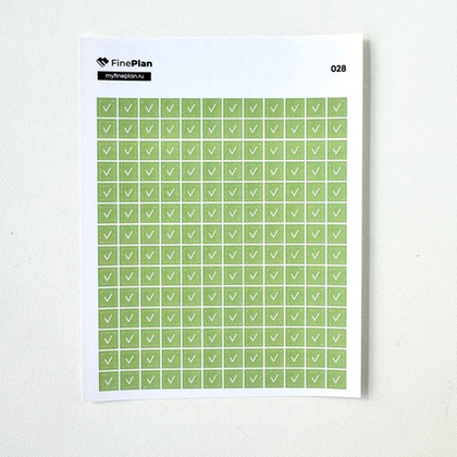 Стикеры "Галочки" 028