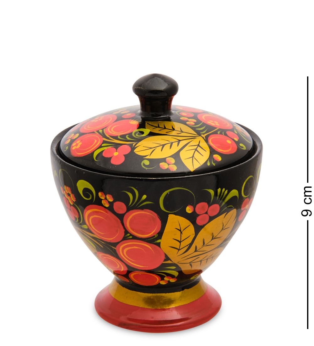 Народные промыслы ХЛ-111/1 Солонка 90*80 (Хохлома)