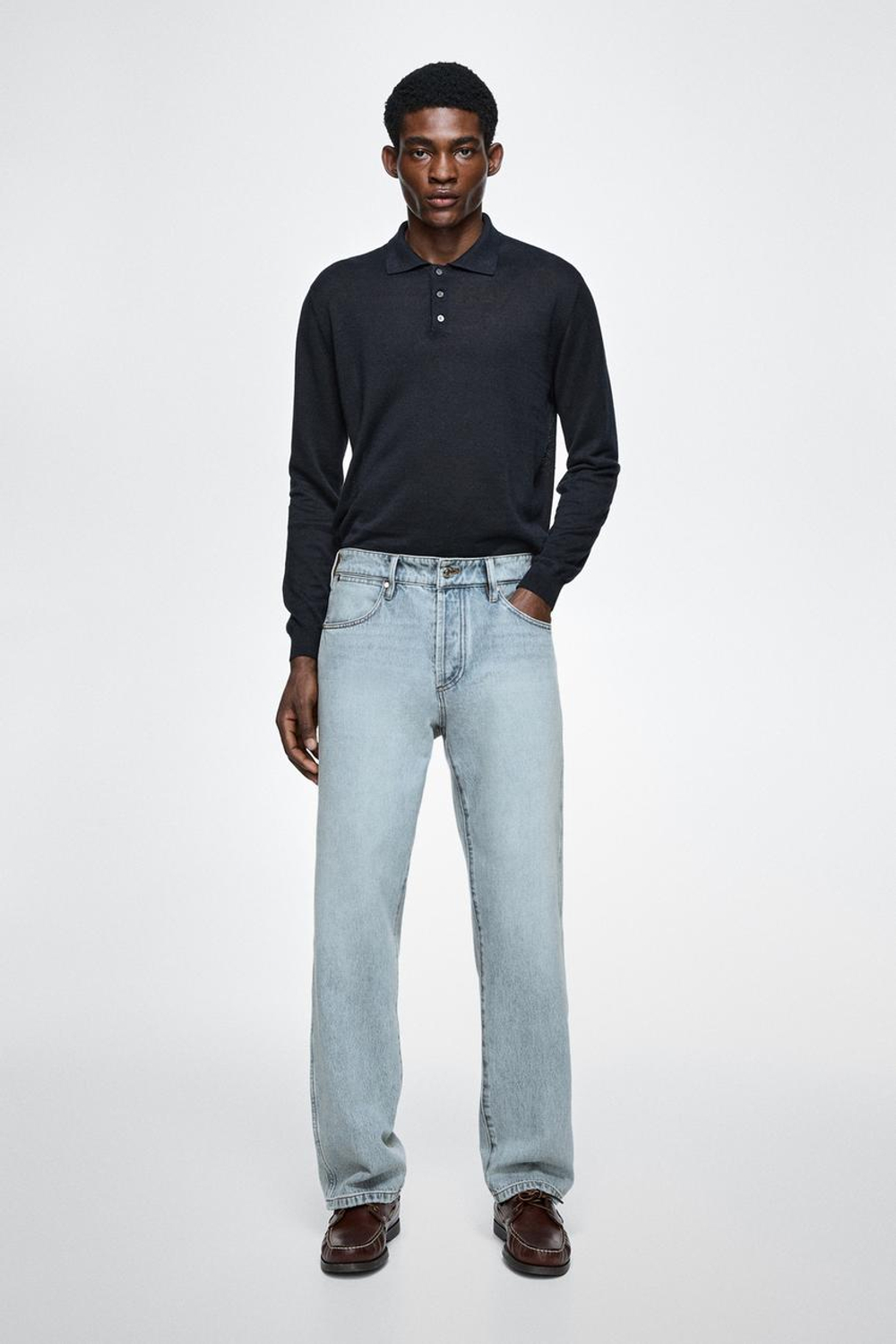 Massimo Dutti Джинсы свободного кроя, темно-синий