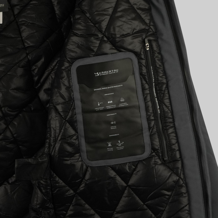 Парка мужская Krakatau QM378-26 Marcasite артикул:QM378-26 - купить в магазине Дайс