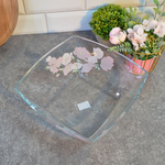 Салатник 24см квадратный Маки, тюльпаны