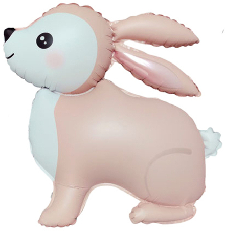 К Ход Фигура Лесной Зайка Розовый Сатин 24''/61 см