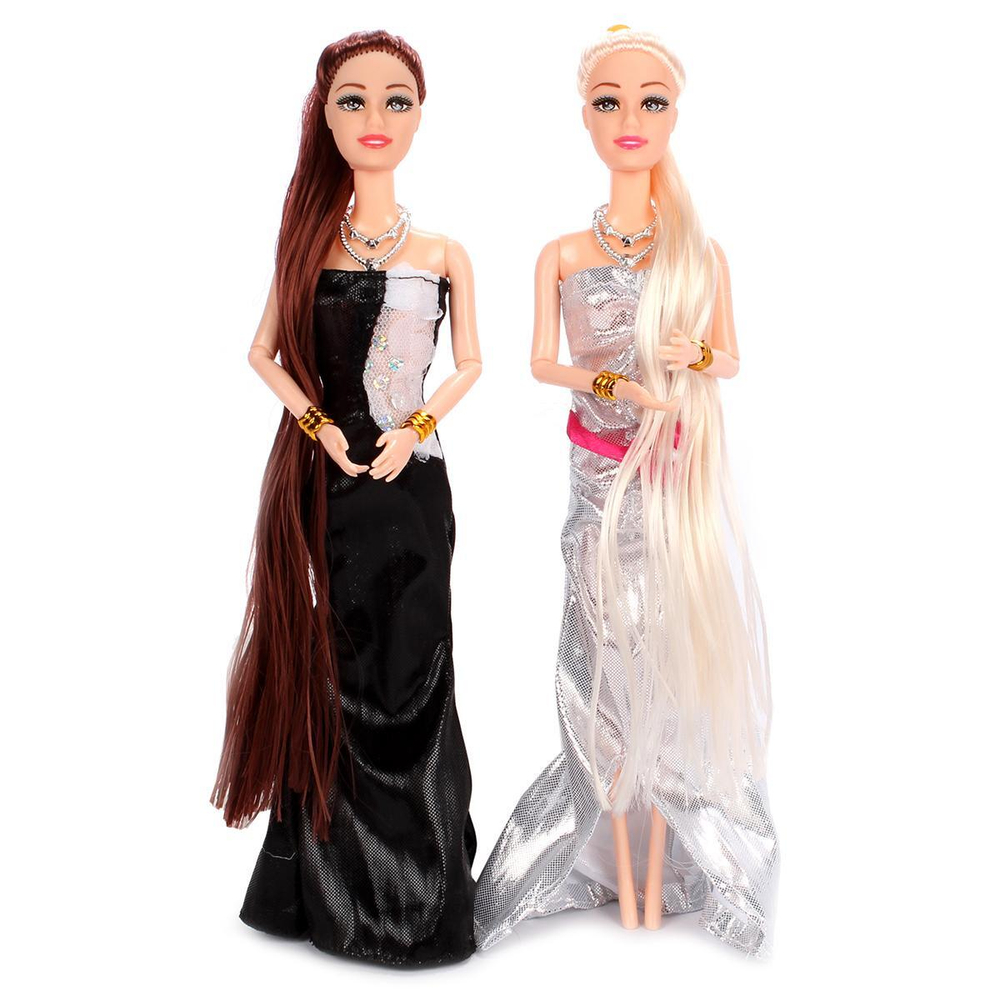 Кукла тип Модель 2шт. на шарнирах с аксесс. 32см, коробка D627