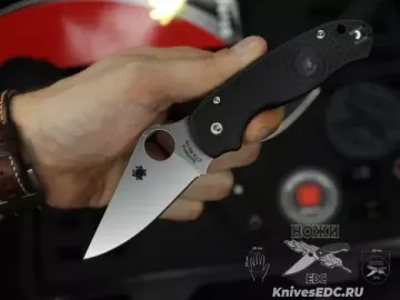 Нож складной Spyderco Para 3 C223PBK c клинком из стали CTS-BD1N, рукоять FRN