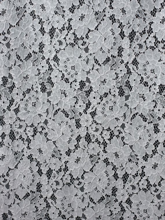 Кружевное неэластичное полотно, арт. M30764, айвори 004