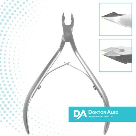 Doctor Alex С-0504 - Кусачки для кутикулы, 5мм
