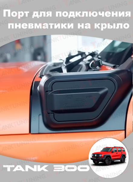 Порт для подключения пневматики на крыло