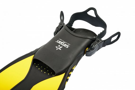 Ласты детские регулируемые Sargan Релакс желтые