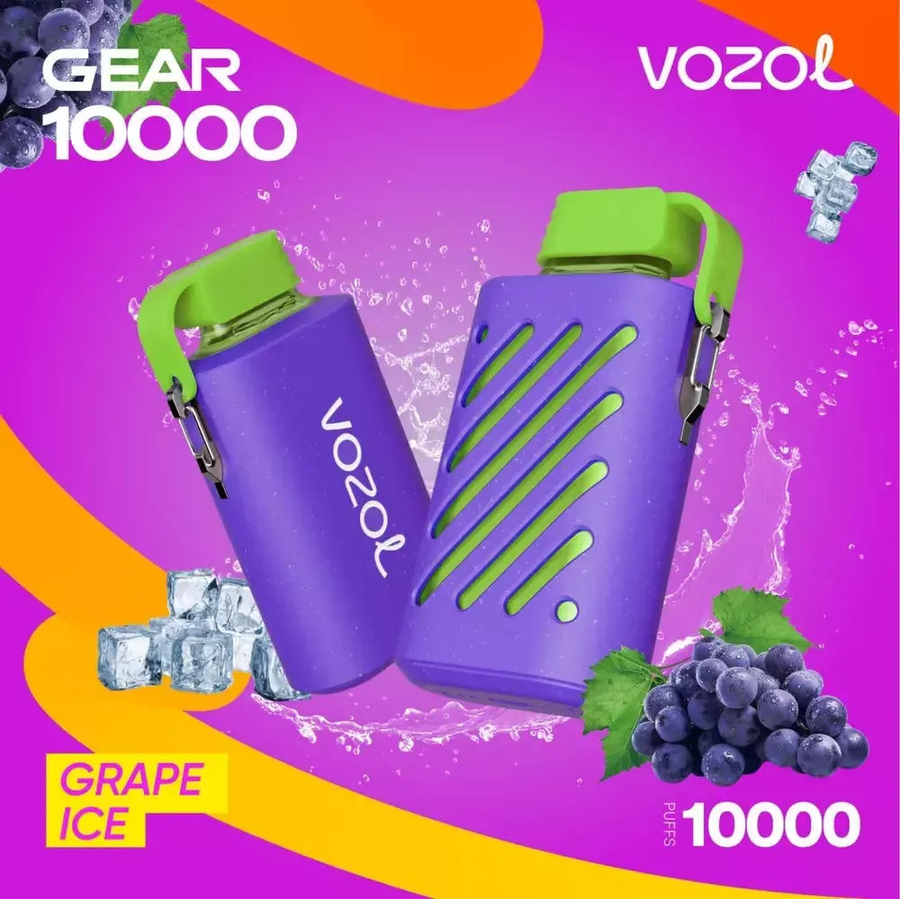 VOZOL GEAR 10000 - Grape Ice (5% nic)