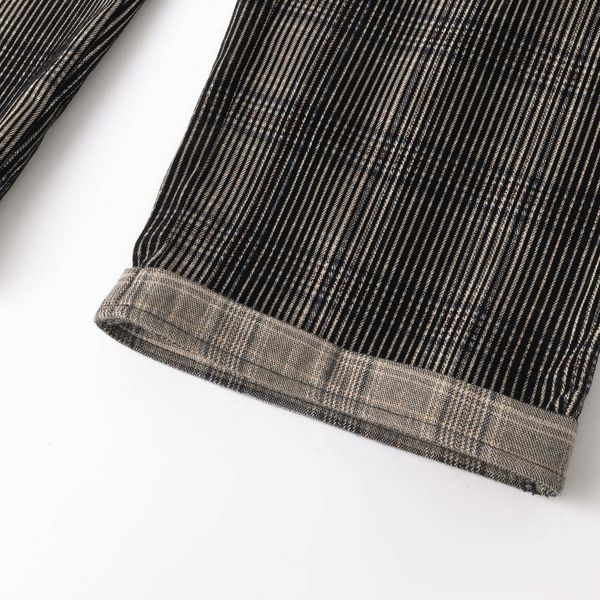 Брюки Velvet Tartan коричневые / черные - фото 15