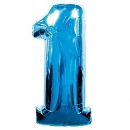 Ф ЦИФРА 1  40" Blue Синий