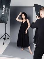 Фон бумажный Raylab 017 Light Grey светло-серый 1.35x6м