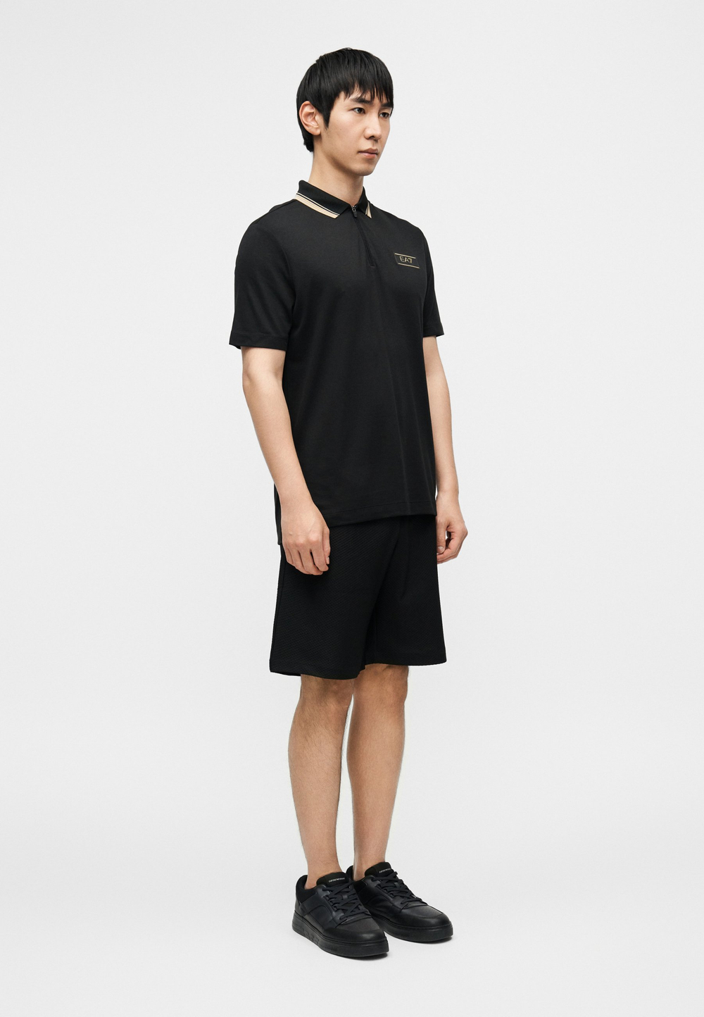 EA7 Emporio Armani Футболка-поло - Чёрный