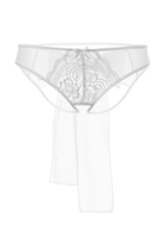 Эротические сетчатые трусики с бантом Mia (Размер: 42-44) (Цвет: белый)