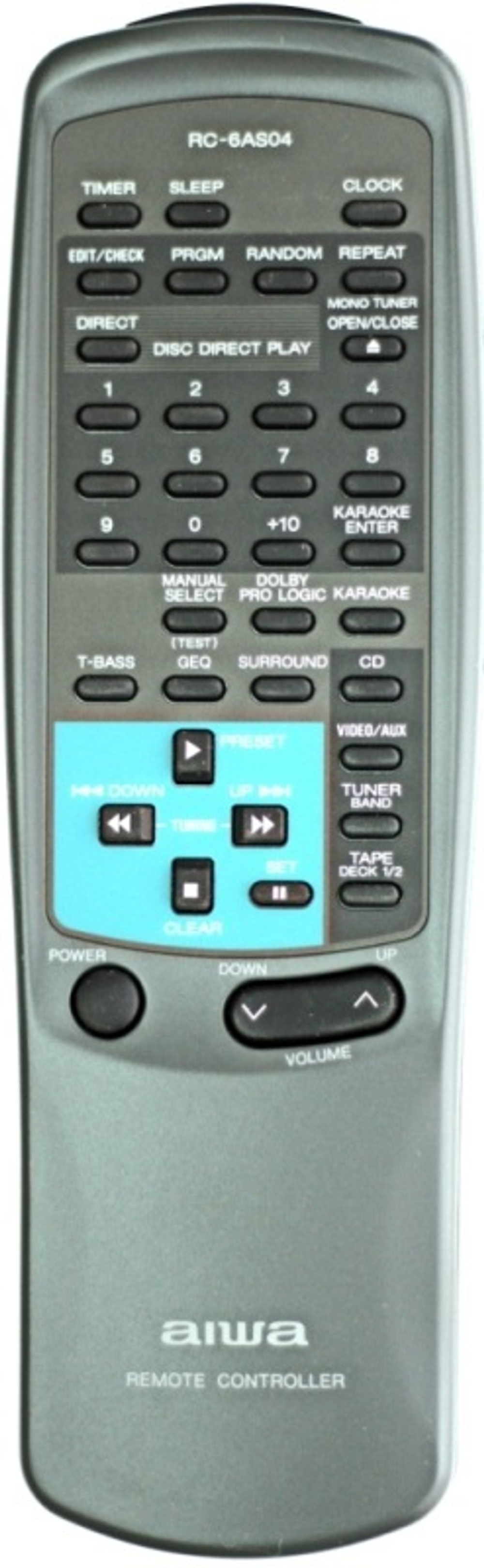 Пульт ДУ для AIWA RC-6AS04 org