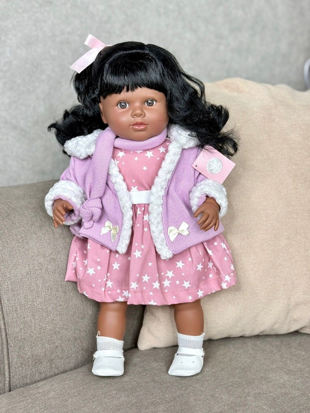 Кукла Berbesa мягконабивная 52см Carla (7218NS)