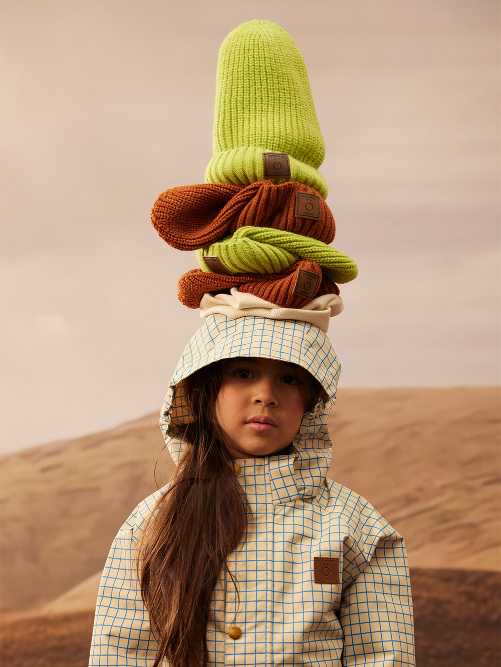 Шапка с отворотом Mjölk Киви