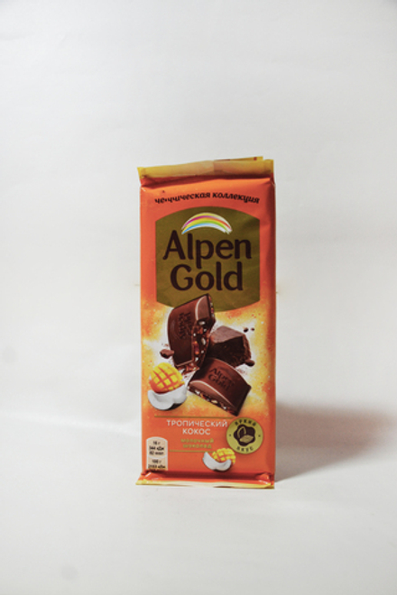 Шоколад Alpen Gold Тропический кокос 80 грамм