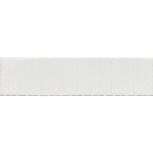 Декор FLORENCIA DECOR SUPER BIANCO 7,5x30 (0,5 кв м 22 шт продается упак)