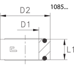 Шайба BSP 1/2 (o-ring)