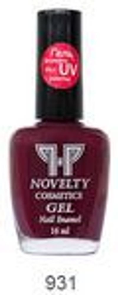 Novelty Cosmetics Лак для ногтей Gel Formula, тон №931, 14 мл