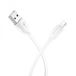 Кабель Borofone BX19 USB-Lightning 2.4А 1м PVC White