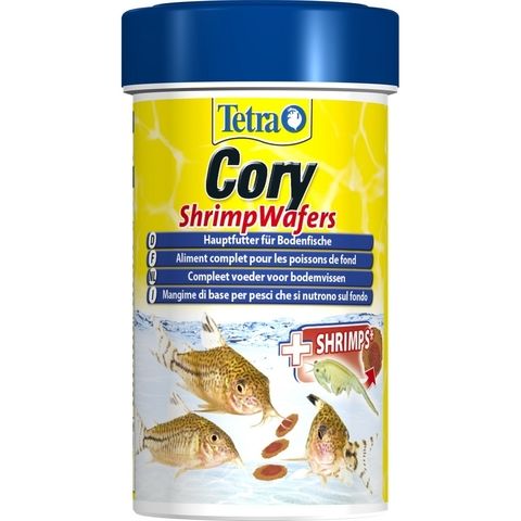Tetra Cory Shrimp Wafers (пластинки) 100 мл Полноценный корм для плекостомусов и коридорасов