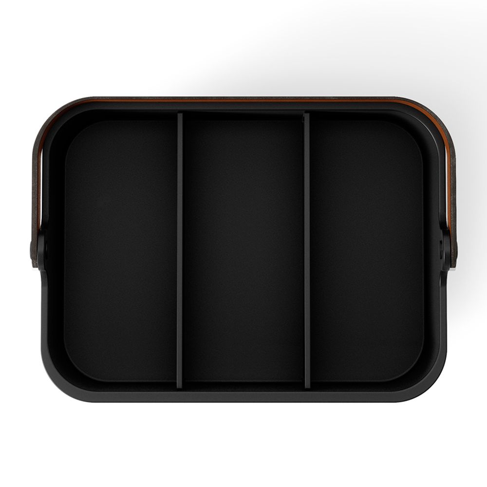 Органайзер Bellwood, 37х27 см, черный/орех