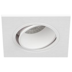 Встраиваемый светильник декоративный ЭРА KL90-1 WH MR16/GU5.3 белый, пластиковый