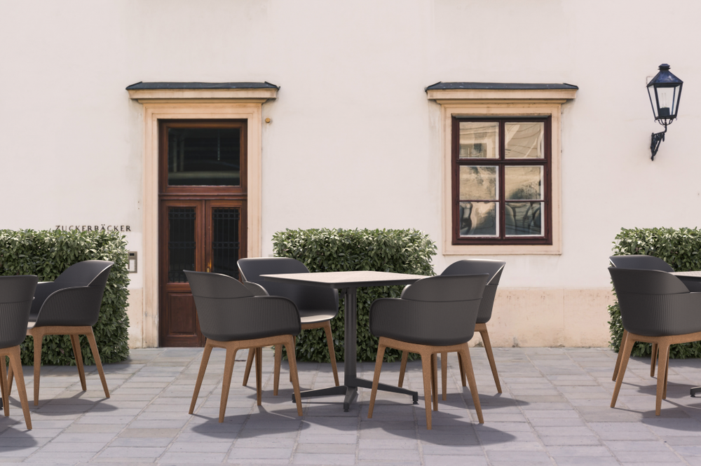 Кресло пластиковое SHELL-WP Armchair