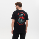 Футболка KEEP IT ROLLING, черный