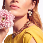 Серьги Dyrberg Kern LONDON SG WHITE PEARL 361065 BW/G