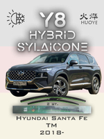 Щетки стеклоочистителя HUOYE Y8 650/400 мм на Hyundai SantaFe | Hook/J-Hook