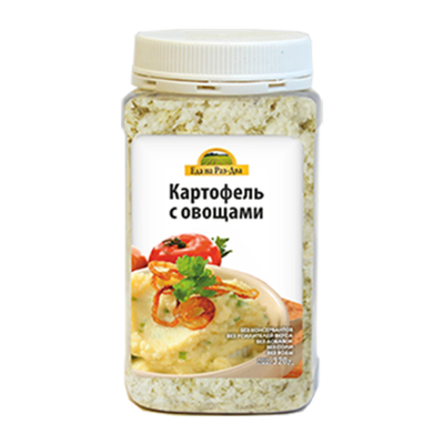 Картофельное пюре с овощами 320 г ("Здоровая Еда")