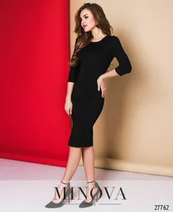 Платье 1017-черный Minova