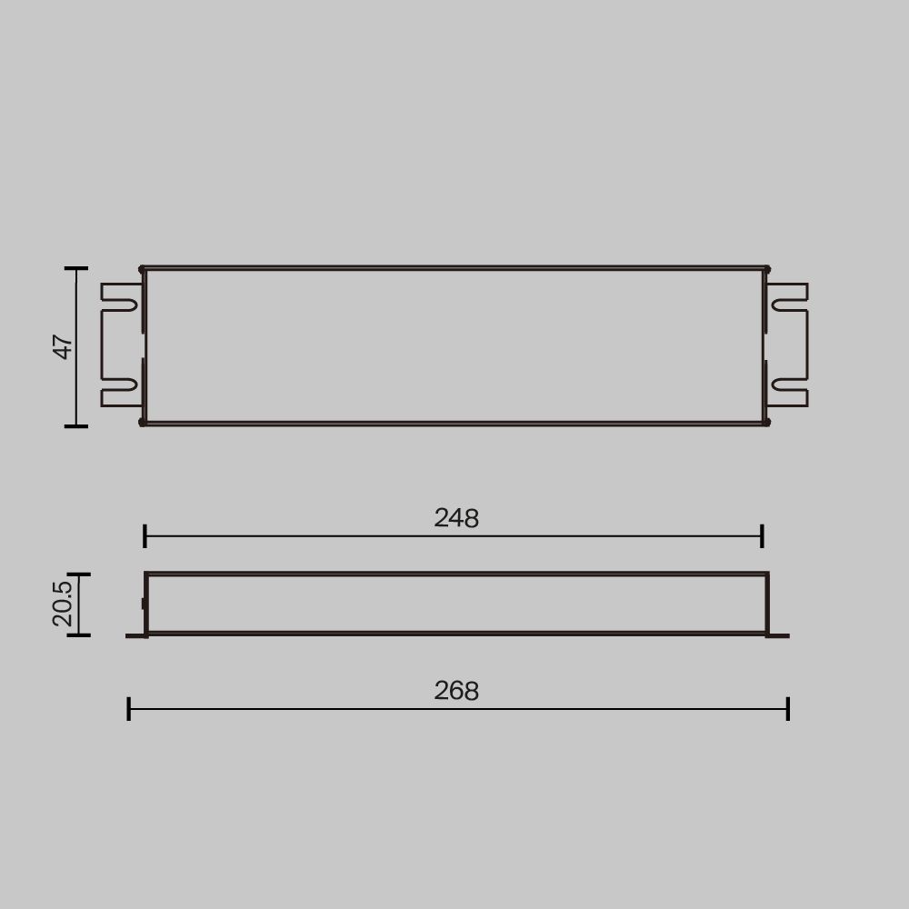 Блок питания TRIAC 150Вт 24В IP67 Maytoni   734003