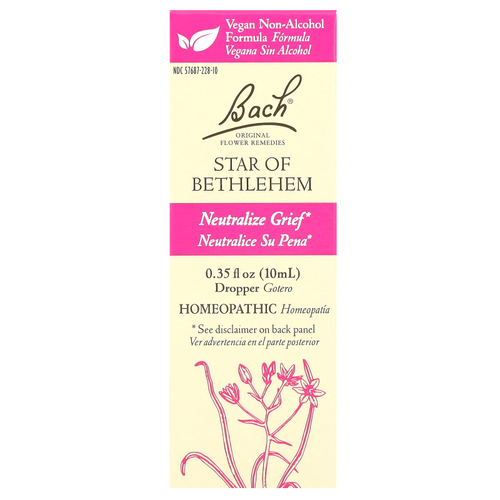 Bach, Original Flower Remedies, Star of Bethlehem, 10 мл (0,35 жидк. унции)