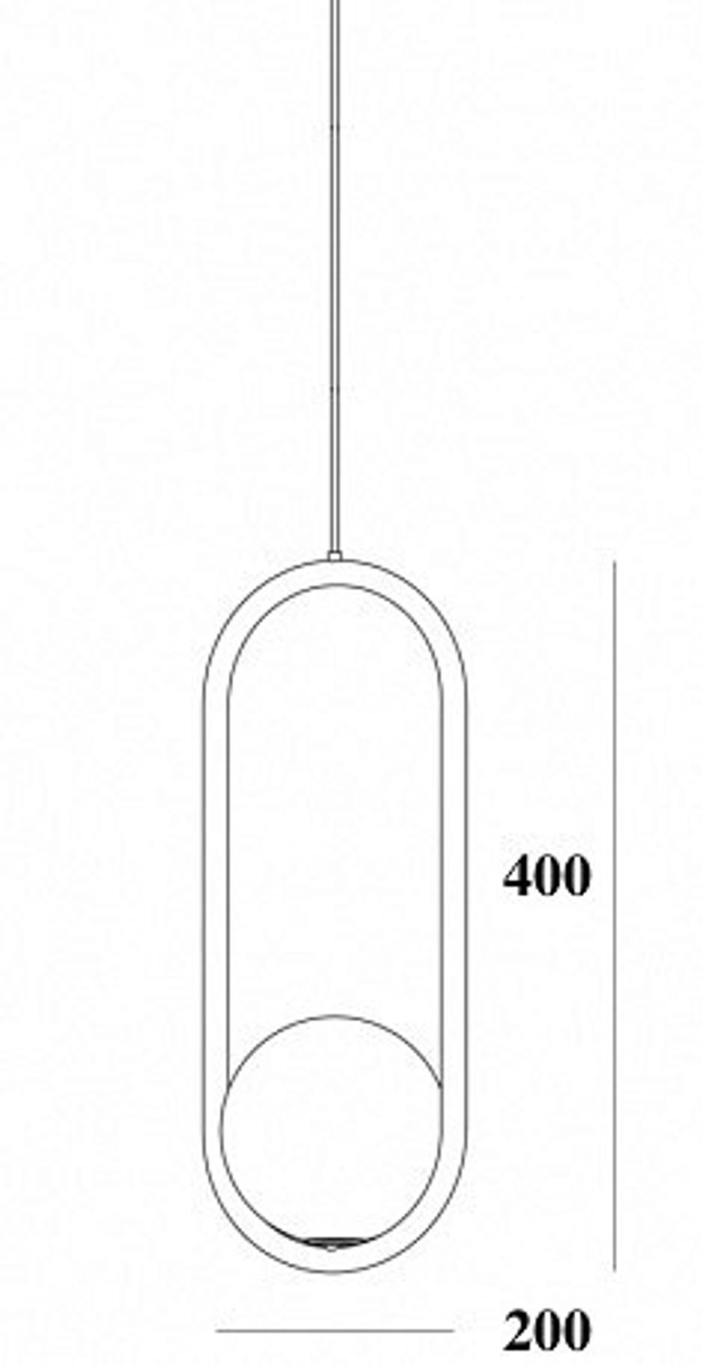 Подвесной светильник Imperiumloft Matthew McCormick hoop 181903-22