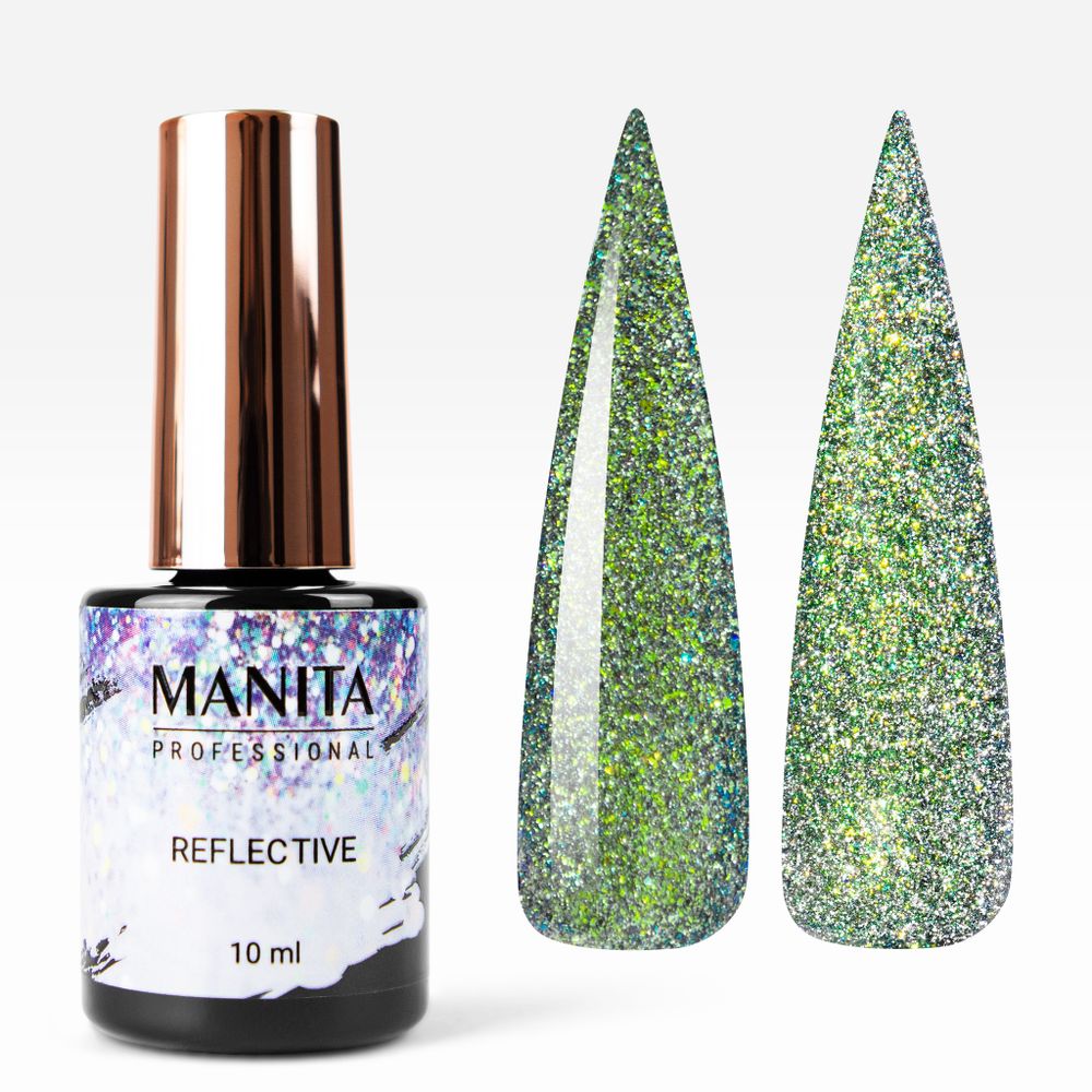 Manita Multichrome Reflective Гель-лак Хамелеон светоотражающий с юки №06,  10мл