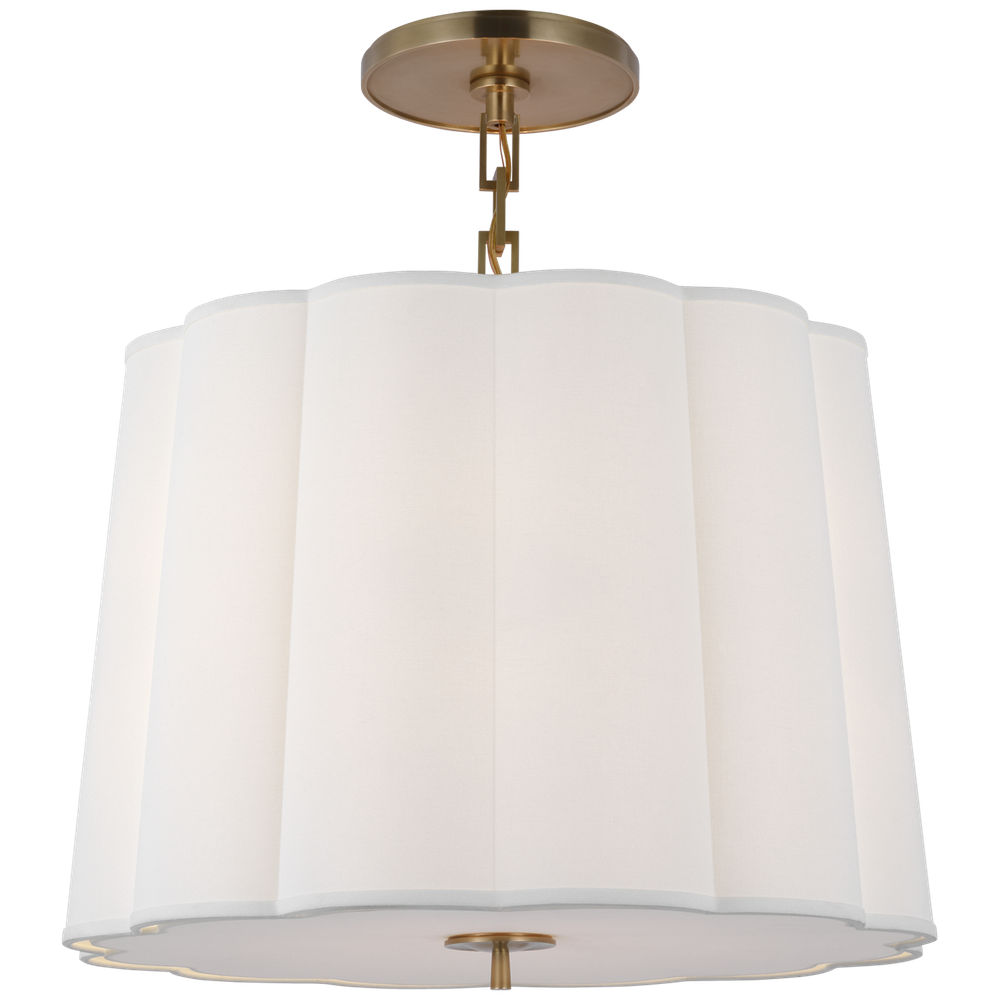 Люстра Visual Comfort Simple Scallop Large Hanging Shade