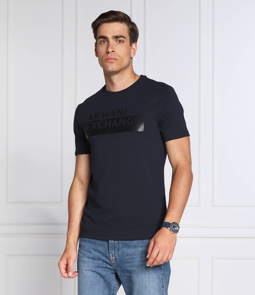 футболка Armani Exchange - темно-синий(6LZTBE ZJGCZ)
