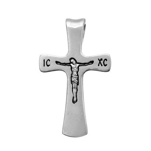 Крест из серебра/Частичное чернение