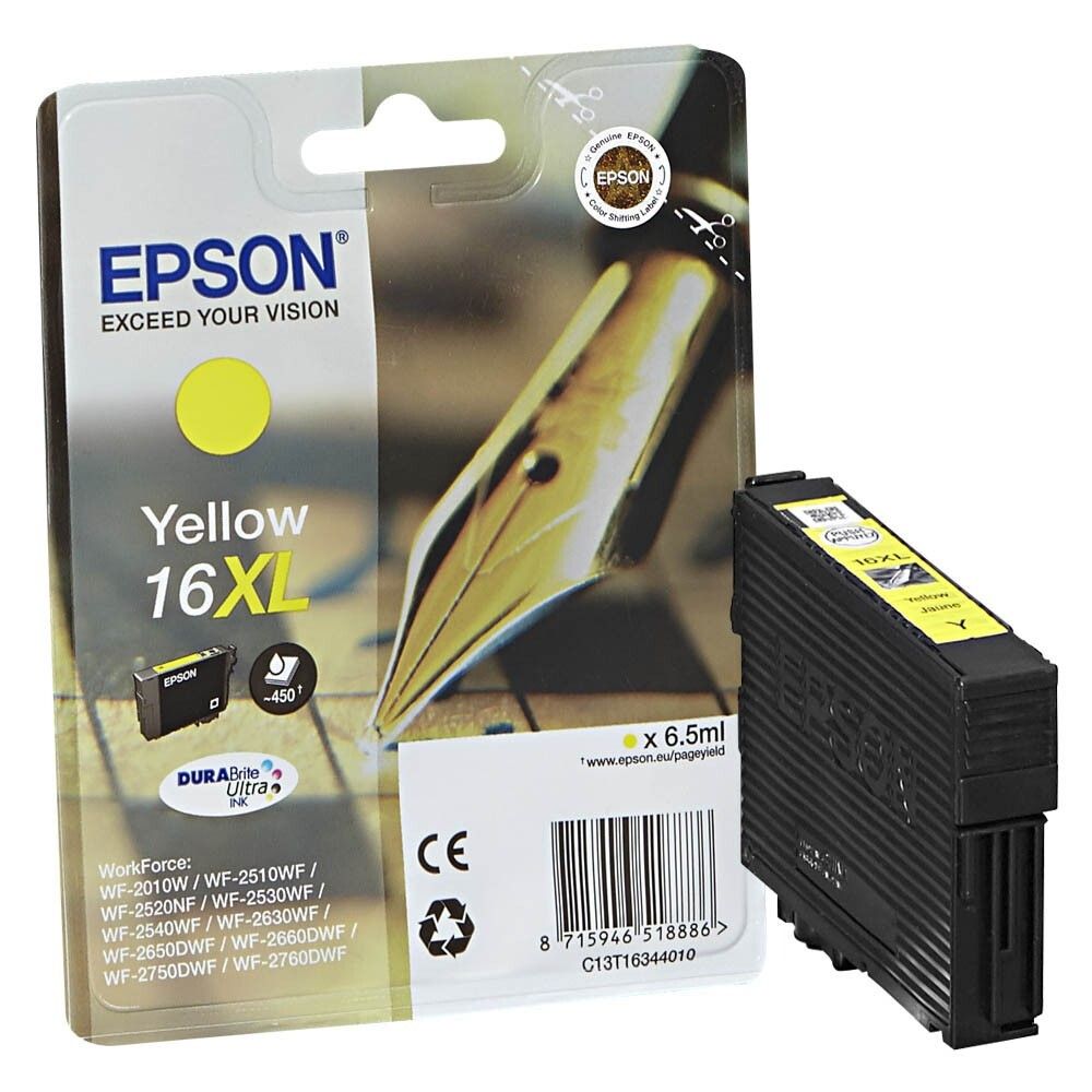 Картридж EPSON 16XL желтый повышенной емкости для WF-2010/WF-2510/WF-2540