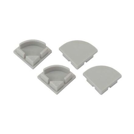 Набор заглушек для профиля CAB280 4 глухие круглые 1616R-3A ЭРА Б0039451