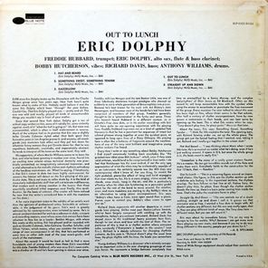 Eric Dolphy / Out To Lunch (LP)