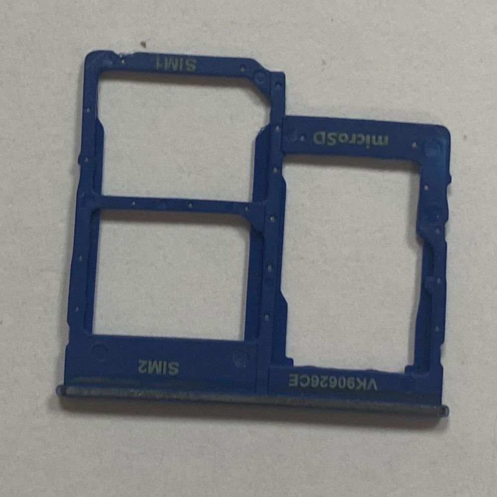 Контейнер SIM для Samsung A405F (A40) Синий