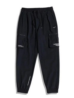 Брюки джоггеры с молнией