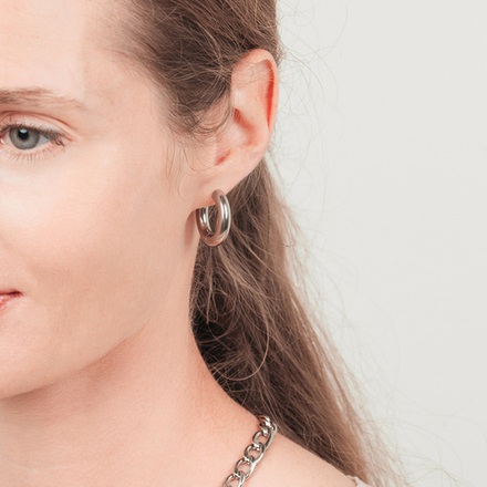 Серьги Fiore Luna 23 мм AWE2894-S-5-23mm