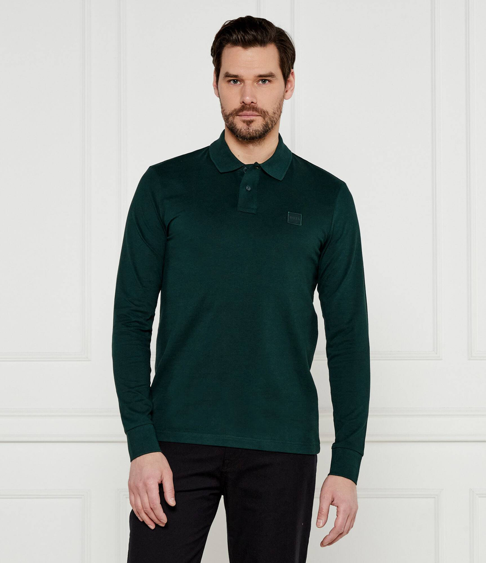 Поло Passerby BOSS ORANGE - темно-зеленый(50507704)