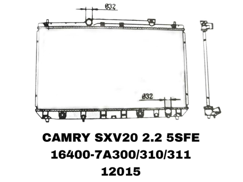 РАДИАТОРЫ CAMRY SXV20 2.2 GRACIA/QUALIS 2.2 96-01